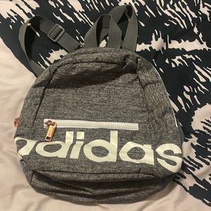 Small grey Adidas backpack